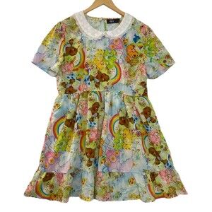 Iron Fist Care Bears Dress Size XXL Spring Fling Mini Dress with Collar